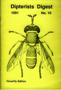 Cover of Dipterists Digest vol 10, 1991,  edited by Derek Whiteley.