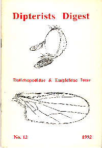 Cover of Dipterists Digest vol 12, 1992,  edited by Anthony Bainbridage.