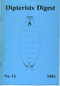 Cover of Dipterists Digest vol 13, 1993,  edited by Phil Withers.