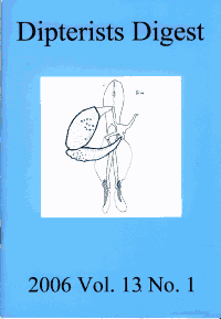 Cover of Dipterists Digest second series, vol 13, part 1, 2006,  edited by Peter J. Chandler.