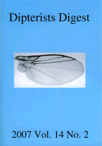 Cover of Dipterists Digest second series, vol 14, part 2, 2007,  edited by Peter J. Chandler.