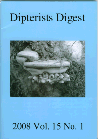 Cover of Dipterists Digest second series, vol 15, part 1, 2008,  edited by Peter J. Chandler.