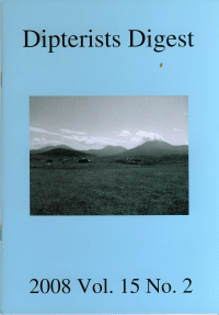 Cover of Dipterists Digest second series, vol 15, part 2, 2008,  edited by Peter J. Chandler.