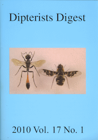 Cover of Dipterists Digest second series, vol 17, part 1, 2010,  edited by Peter J. Chandler.