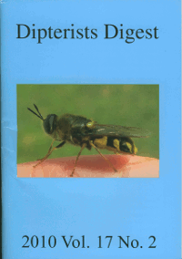 Cover of Dipterists Digest second series, vol 17, part 2, 2010,  edited by Peter J. Chandler.