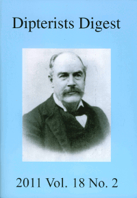 Cover of Dipterists Digest second series, vol 18, part 2, 2011,  edited by Peter J. Chandler.