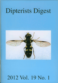 Cover of Dipterists Digest second series, vol 19, part 1, 2012,  edited by Peter J. Chandler.