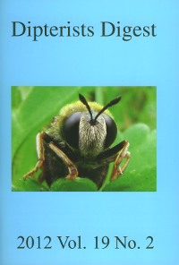 Cover of Dipterists Digest second series, vol 19, part 2, 2012,  edited by Peter J. Chandler.
