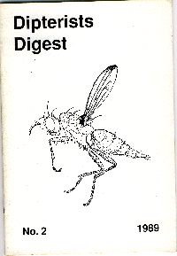 Cover of Dipterists Digest vol 2, 1989,  edited by Derek Whiteley.