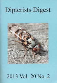 Cover of Dipterists Digest second series, vol 20, part 2, 2013,  edited by Peter J. Chandler.