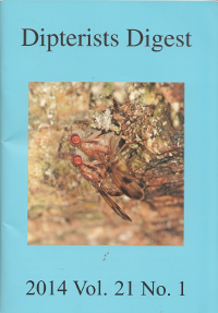 Cover of Dipterists Digest second series, vol 21, part 1, 2014,  edited by Peter J. Chandler.