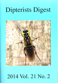 Cover of Dipterists Digest second series, vol 21, part 2, 2014,  edited by Peter J. Chandler.