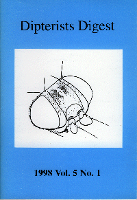 Cover of Dipterists Digest second series, vol 5, part 1, 1998,  edited by Peter J. Chandler.
