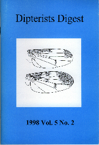 Cover of Dipterists Digest second series, vol 5, part 2, 1998,  edited by Peter J. Chandler.