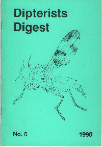 Cover of Dipterists Digest vol 6, 1990,  edited by Derek Whiteley.