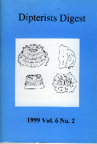 Cover of Dipterists Digest second series, vol 6, part 2, 1999,  edited by Peter J. Chandler.
