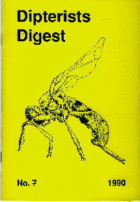 Cover of Dipterists Digest vol 7, 1990,  edited by Derek Whiteley.
