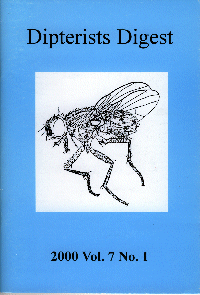 Cover of Dipterists Digest second series, vol 7, part 1, 2000,  edited by Peter J. Chandler.