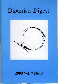 Cover of Dipterists Digest second series, vol 7, part 2, 2000,  edited by Peter J. Chandler.