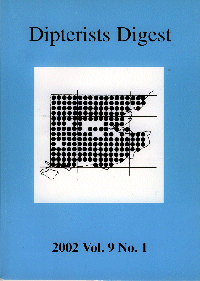 Cover of Dipterists Digest second series, vol 9, part 1, 2002,  edited by Peter J. Chandler.