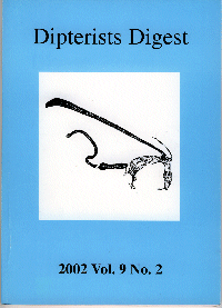 Cover of Dipterists Digest second series, vol 9, part 2, 2002,  edited by Peter J. Chandler.